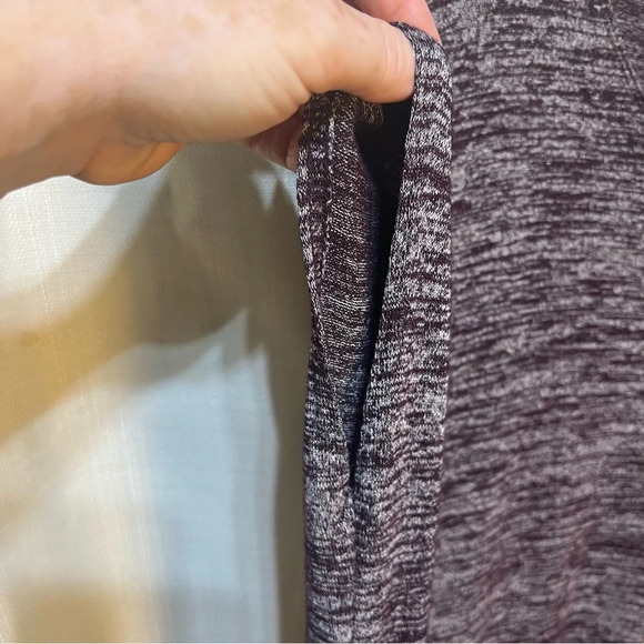 Arizia Wilfred Free Heathered Purple Cap Sleeve Oversized Mini Dress Size XXS - Picture 4 of 8